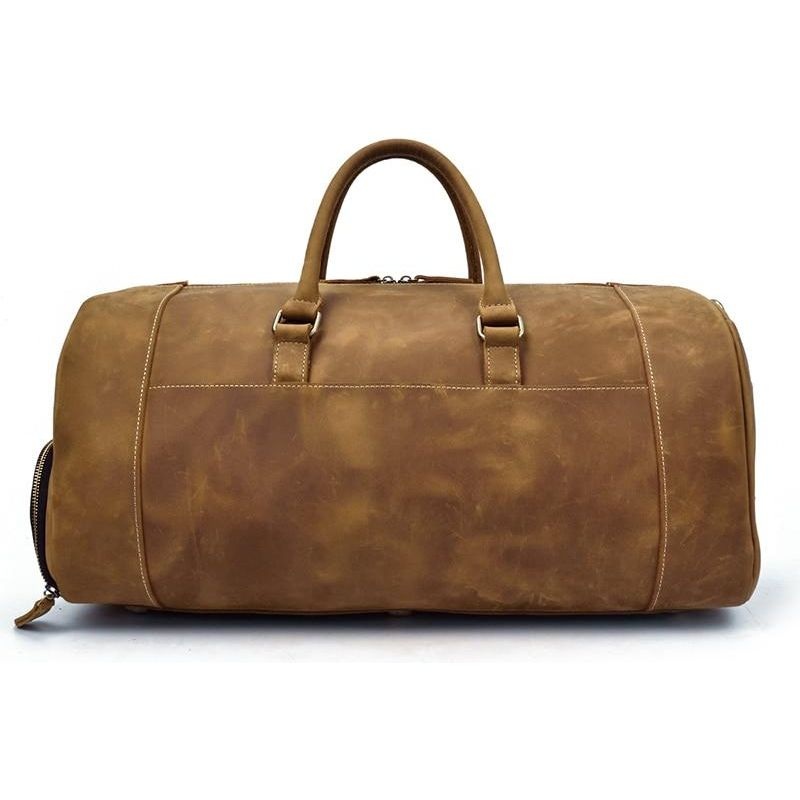 The Bard Weekender | Handmade Leather Duffle Bag