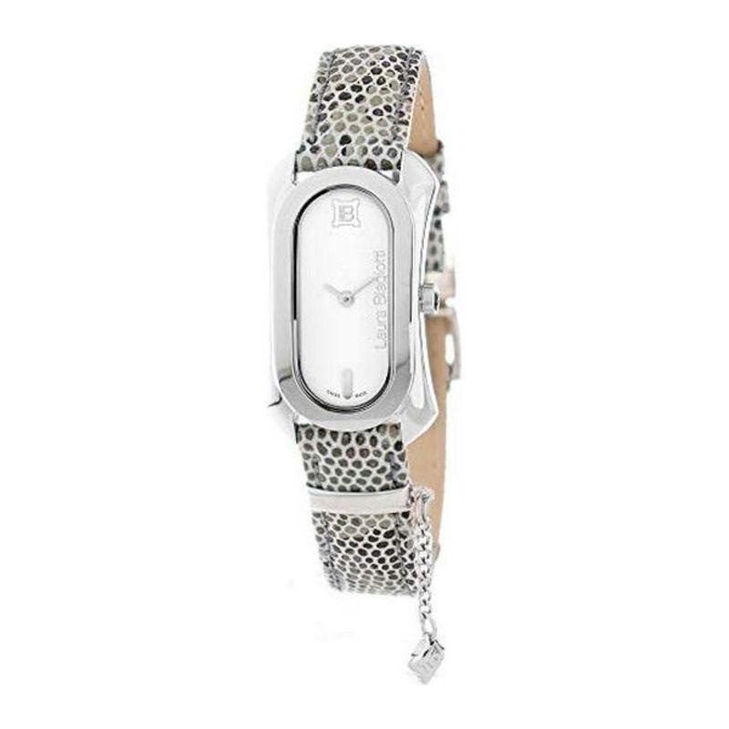 Laura Biagiotti LB0028-SE Women’s White Leather Strap Quartz Watch