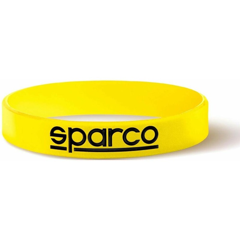 Sparco Opulent Yellow Elegance – Set of 10 High-Quality Silicone Bracelets