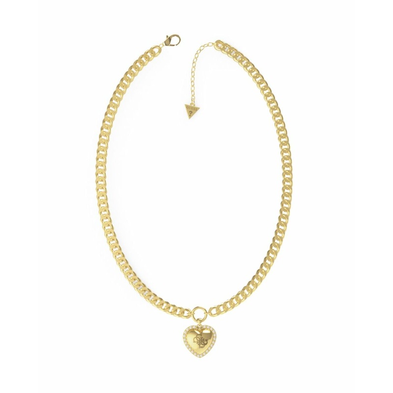 Ladies’ Necklace Guess JUBN01064JWYGT-U 45 cm