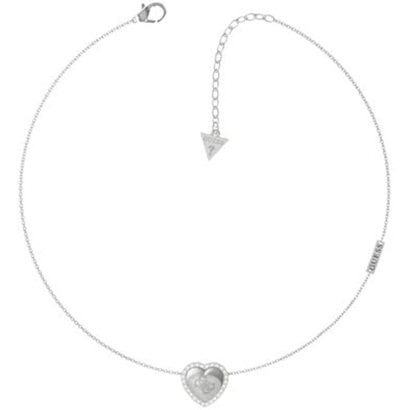 Ladies’ Necklace Guess JUBN01066JWRHT-U 45 cm