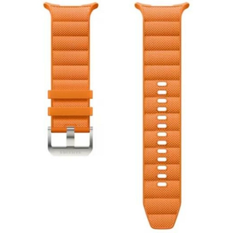 Samsung Watch Ultra: Elegant Orange Rubber Strap