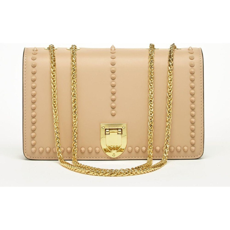 SUSU The Josie Leather Purse Beige
