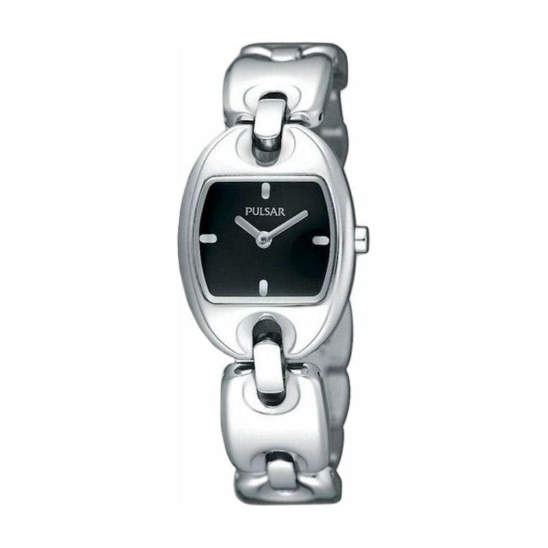 Pulsar Ladies’ Quartz Watch PJ5401X1,  23mm, Black Stainless Steel Bracelet